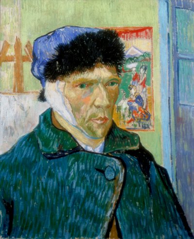 Autoritratto con Orecchio Bendato da Vincent van Gogh