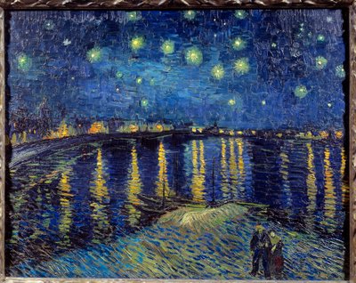 Notte stellata sul Rodano da Vincent van Gogh