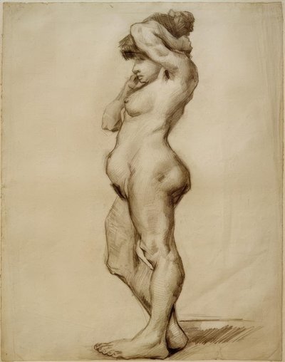Nudo femminile in piedi da Vincent van Gogh