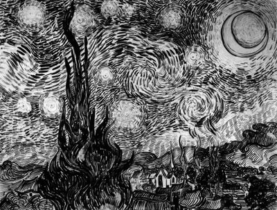 Notte stellata da Vincent van Gogh
