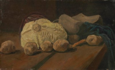 Natura morta con cavolo e zoccoli da Vincent van Gogh