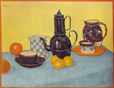 Natura morta con caffettiera, 1888, 1937 da Vincent van Gogh