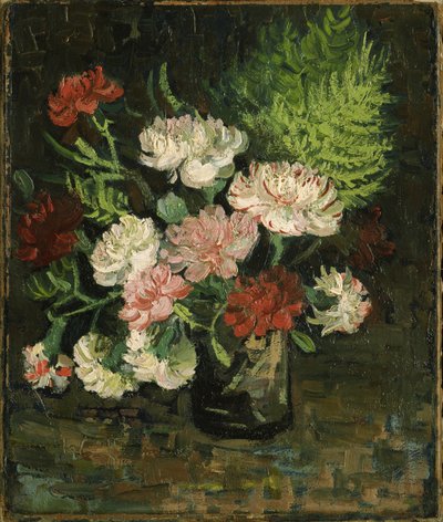 Natura Morta con Garofani, 1886 da Vincent van Gogh