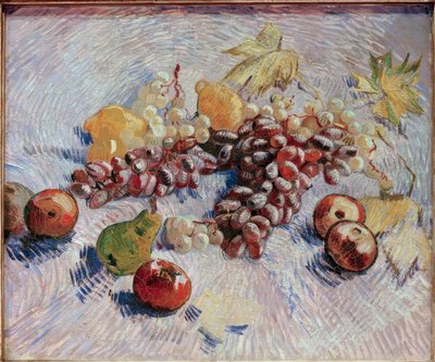 Natura morta con uva, mele, limoni e pera da Vincent van Gogh