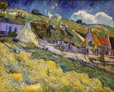 Case con tetto di paglia da Vincent van Gogh