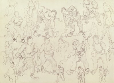 Studi di Contadini al Lavoro, Seminatori e Scavatori da Vincent van Gogh
