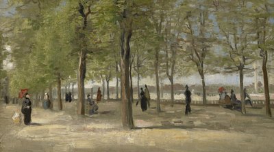 Terrazza nel Giardino del Lussemburgo da Vincent van Gogh