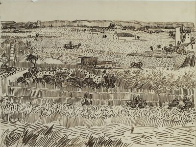 Il raccolto in Provenza per Émile Bernard, 1888 da Vincent van Gogh
