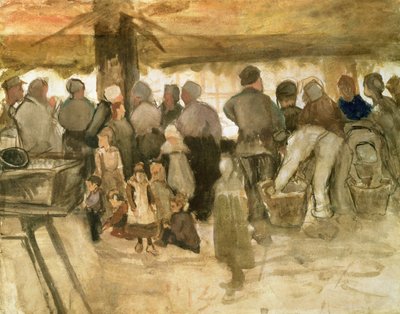 Il Mercato delle Patate, 1882 da Vincent van Gogh