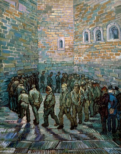 Il cortile della prigione, 1890 da Vincent van Gogh