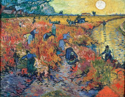 I vigneti rossi ad Arles da Vincent van Gogh