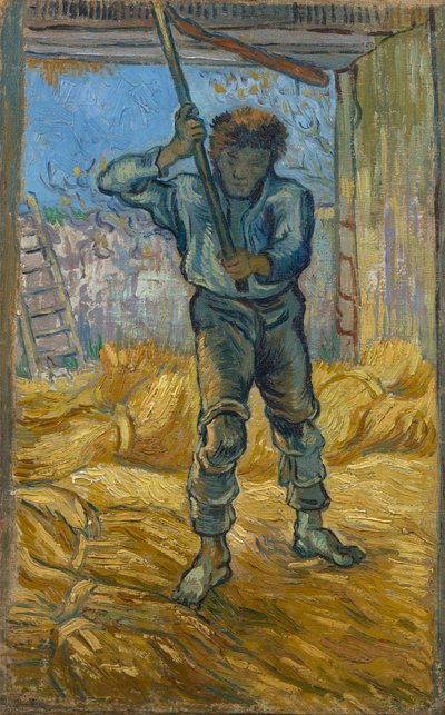 Il trebbiatore (dopo Millet) da Vincent van Gogh