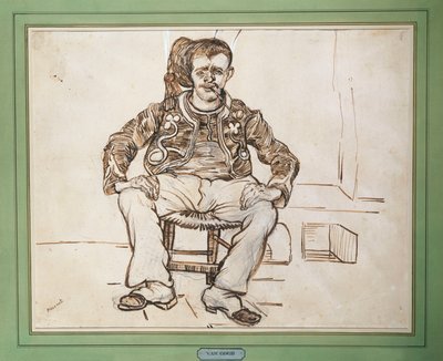 Il zuavo seduto, 1888 da Vincent van Gogh