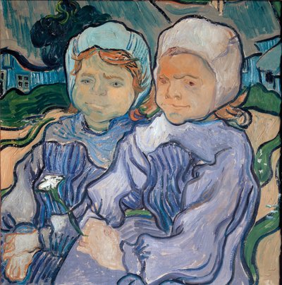 Due bambine, giugno 1890 da Vincent van Gogh