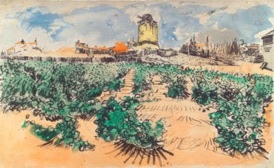Van Gogh / Mulino di A. Daudet Fontvieille da Vincent van Gogh