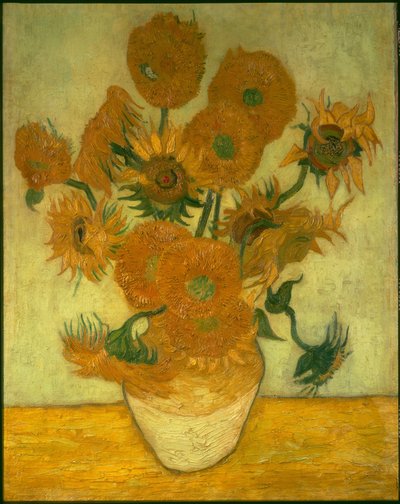 Quattordici girasoli in un vaso da Vincent van Gogh