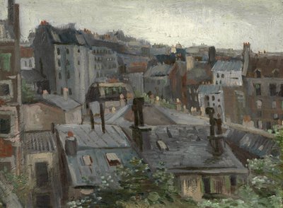 Vista dallo studio di Vincent da Vincent van Gogh