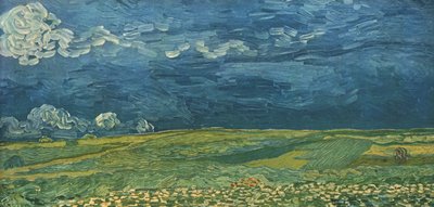 Campi di grano sotto nuvole temporalesche, luglio 1890 da Vincent van Gogh