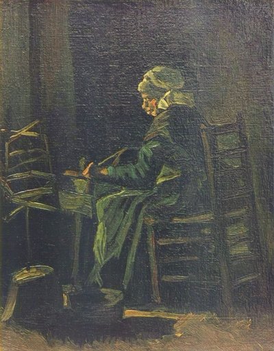 Donna alla ruota da filare, 1885 da Vincent van Gogh
