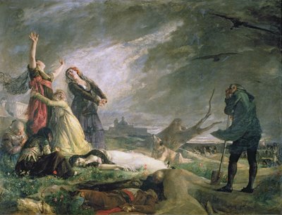 Sepoltura alla Moncloa nel maggio 1808 (olio su tela) da Vincente Gonzalez Palmaroli