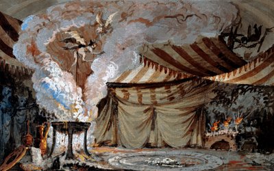 Bozzetto per la volta del Teatro Sociale di Bergamo da Vincenzo Bonomini