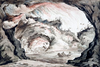 Scena tragica, bozzetto della scenografia da Vincenzo Bonomini