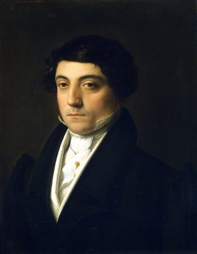 Ritratto di Gioacchino Rossini (1792-1868) giovane - di Vincenzo Camuccini (1771-1844), circa 1830. Olio su tela. Dim. 46,5 x 37 cm. Museo Teatrale alla Scala, Milano da Vincenzo Camuccini