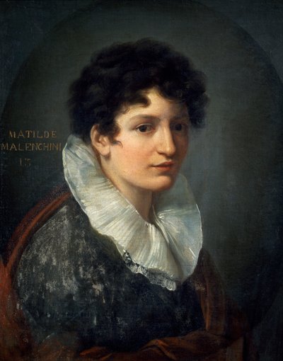 Ritratto di Matilde Mazenchini, di Vincenzo Camuccini (1771-1844), olio su tela, 61x49 cm, ca 1815 da Vincenzo Camuccini