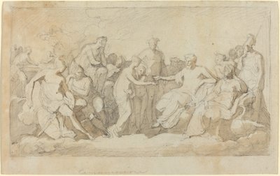 Psiche Accolta sul Monte Olimpo da Vincenzo Camuccini