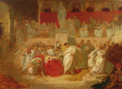 La morte di Cesare da Vincenzo Camuccini