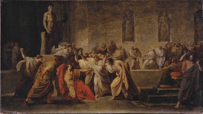 La morte di Giulio Cesare da Vincenzo Camuccini