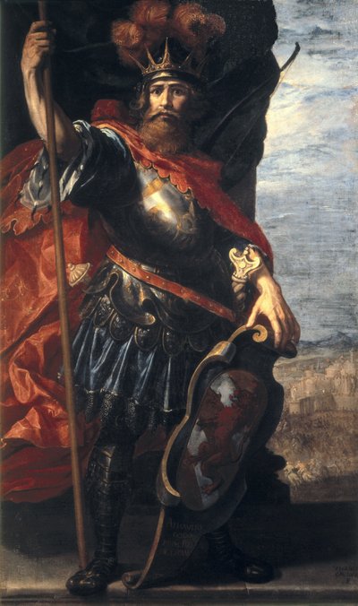 Ritratto di Ataulfo re dei Visigoti da Vincenzo Carducci