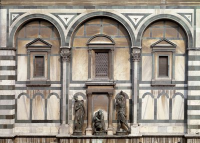 San Giovanni Battista, il suo carnefice e Salomè (dettaglio) - scultura 1571 da Vincenzo Danti