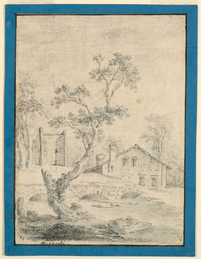 Paesaggio con fattoria da Vincenzo Martinelli
