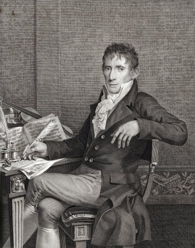 Ritratto del violinista e compositore Alessandro Rolla 1757-1841, c. 1810 da Vincenzo Raggio