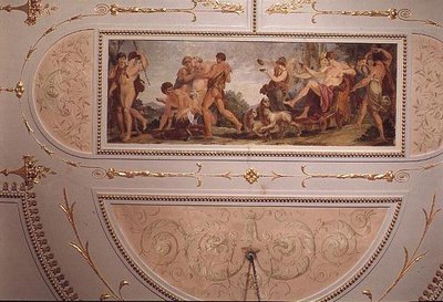 Soffitto della Sala della Musica Pompeiana da Vincenzo Valdre