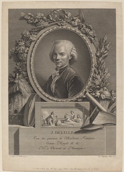 Jacques Delille da Vincenzo Vangelisti after André Pujos