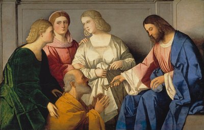La consegna delle chiavi a San Pietro da Vincenzo di Biagio Catena