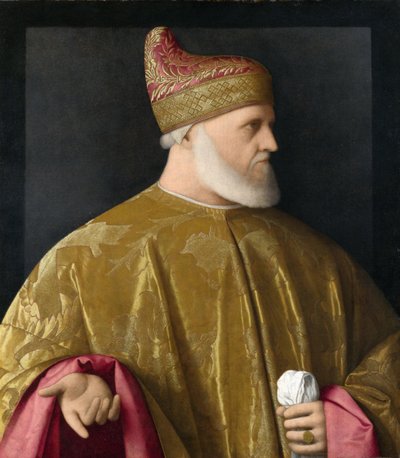 Ritratto del Doge, Andrea Gritti (1455-1538) olio su tela, circa 1530 da Vincenzo di Biagio Catena