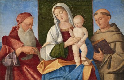 Madonna col Bambino tra San Girolamo e San Francesco da Vincenzo di Biagio Catena