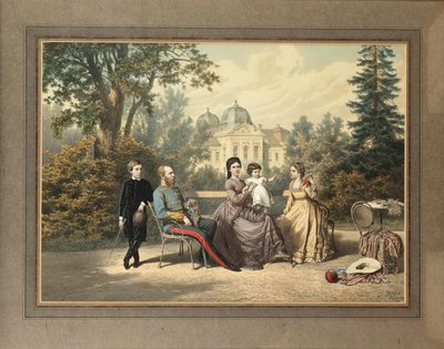 La famiglia imperiale a Gödöllő da Vinzenz Katzler