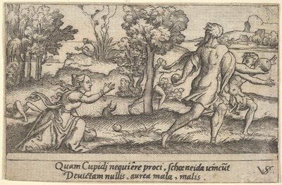 Atalanta e Ippomene (dettaglio) da Virgil Solis