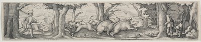 Caccia al cinghiale da Virgilius Solis