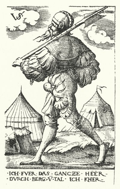 Landsknecht da Virgilius the elder Solis