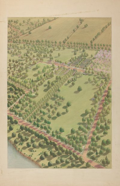 Tenuta sul fiume Hudson, c. 1939 da Virginia Richards