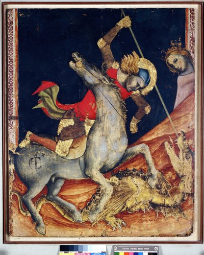 San Giorgio uccide il drago da Vitale da Bologna