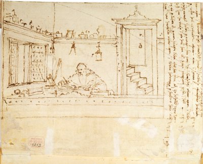 Un filosofo con una penna in mano da Vittore Carpaccio
