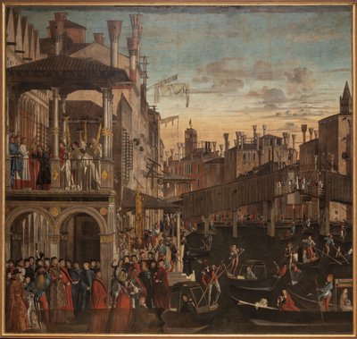 Miracolo della Santa Croce al Ponte di Rialto, c. 1496 da Vittore Carpaccio