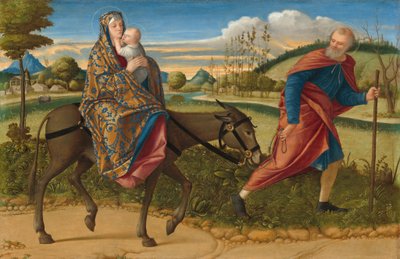 La Fuga in Egitto, c. 1515 da Vittore Carpaccio