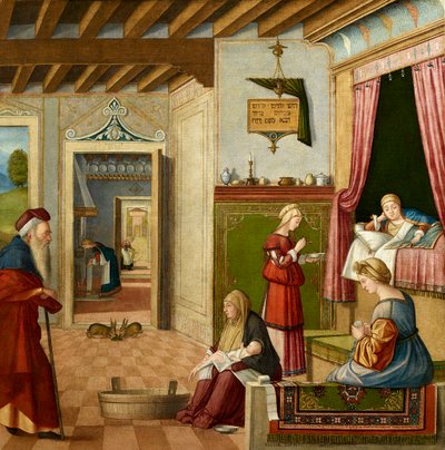 La Natività della Beata Vergine Maria da Vittore Carpaccio
